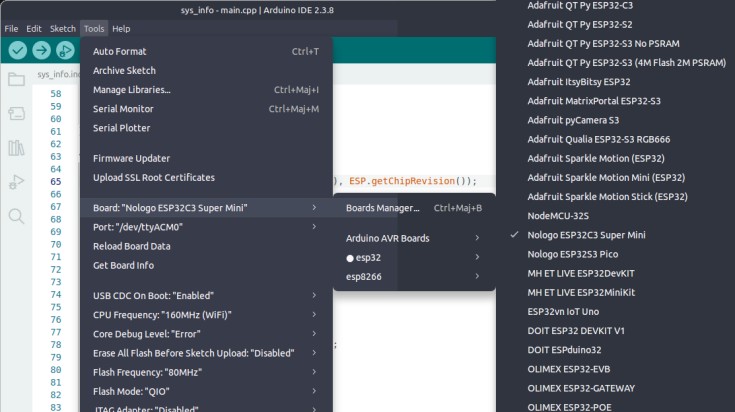 Arduino IDE Preferences