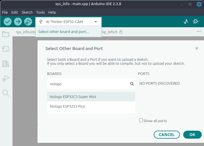 Arduino IDE Preferences