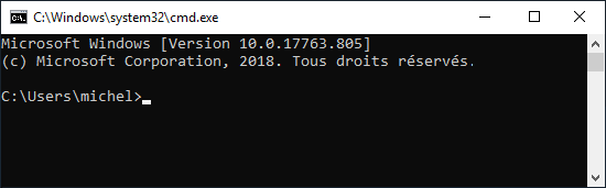 Windows cmd prompt