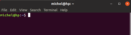 Ubuntu terminal prompt