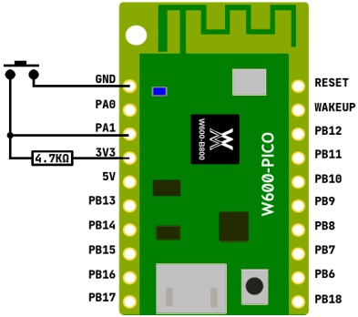 Push button circuit